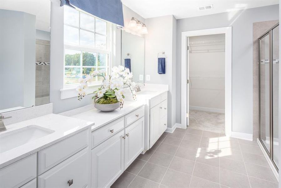 Furnished interior in a model home at Landon Station in Fountain Inn (Image 7).