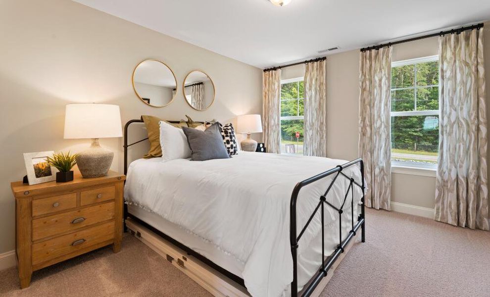 Furnished interior in a model home at The Grove at Bratton Park in York (Image 16). Furnished interior in a model home at The Grove at Bratton Park in York (Image 16).