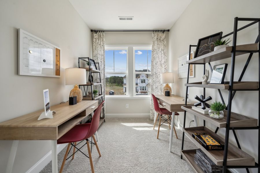 Furnished interior in a model home at Tramore in Harrisburg (Image 25).