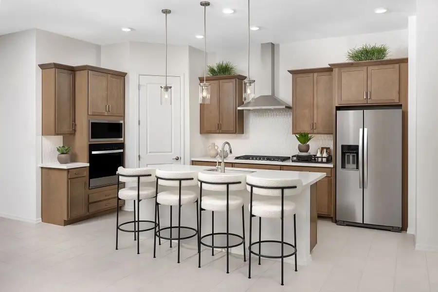 Furnished interior in a model home at Tyler Ranch in Buckeye (Image 6).