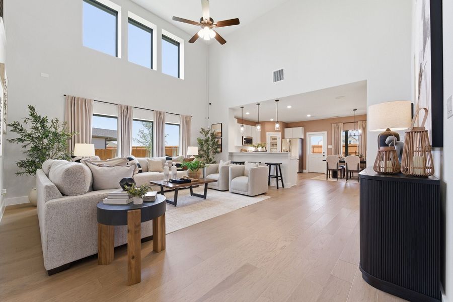 Furnished interior in a model home at Heartland in Heartland (Image 22).