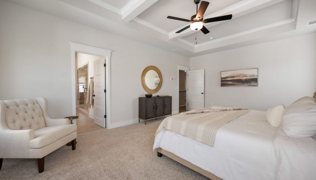 Furnished interior in a model home at Ponderosa Farms Manor in Gainesville (Image 33). Furnished interior in a model home at Ponderosa Farms Manor in Gainesville (Image 33).