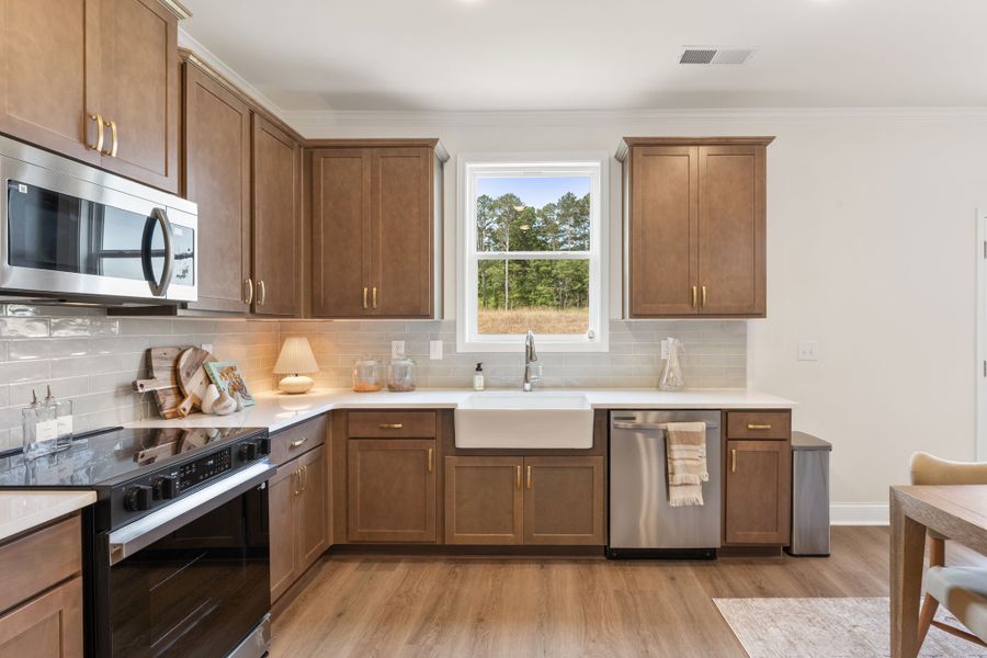 Furnished interior in a model home at Oakhill Estates in Adairsville (Image 34). Furnished interior in a model home at Oakhill Estates in Adairsville (Image 34).