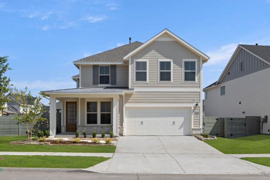 Front exterior of a home in the Harvest 45s community, located in Argyle, TX (Image 3).