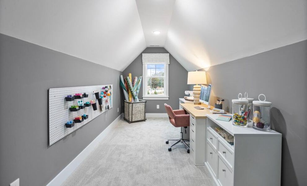 Furnished interior in a model home at Arbor West in Dawsonville (Image 12).