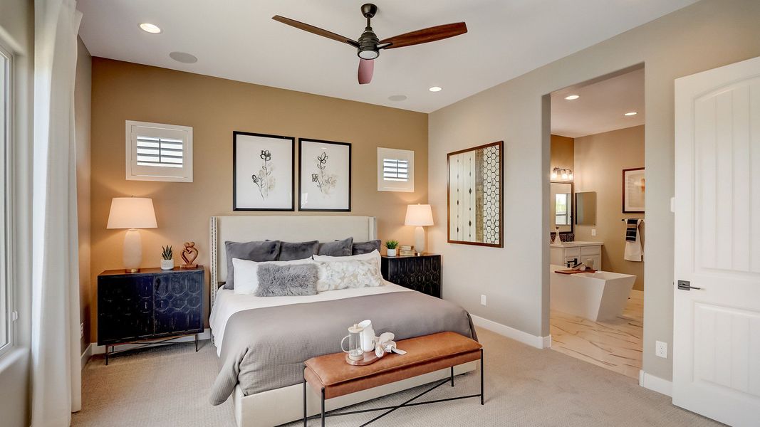 Furnished interior in a model home at Sycamore Farms in Surprise (Image 19).