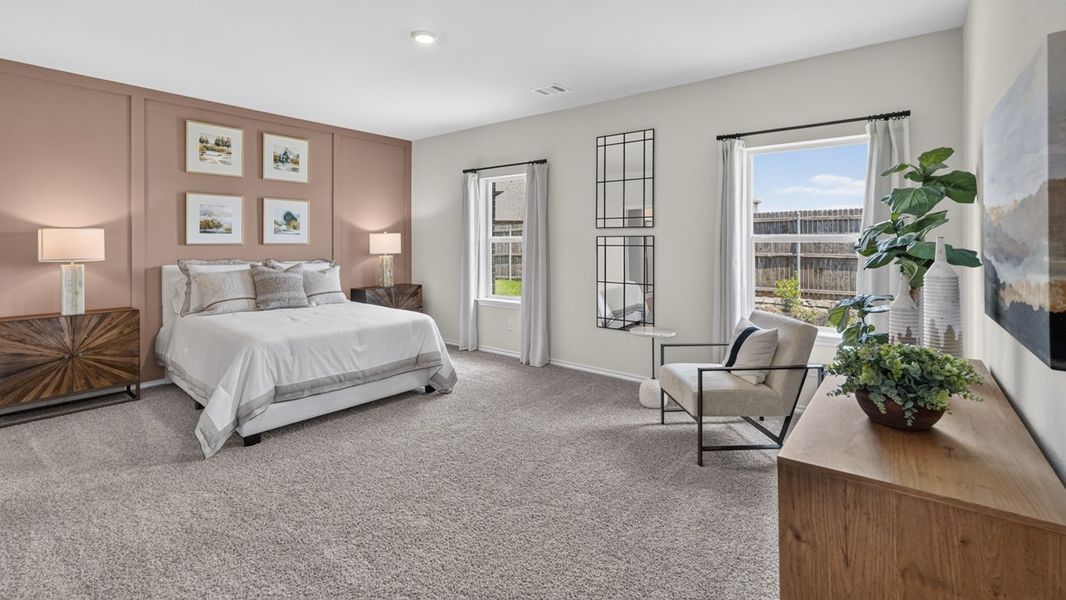 Furnished interior in a model home at Whitewing Trails in Princeton (Image 45). Furnished interior in a model home at Whitewing Trails in Princeton (Image 45).