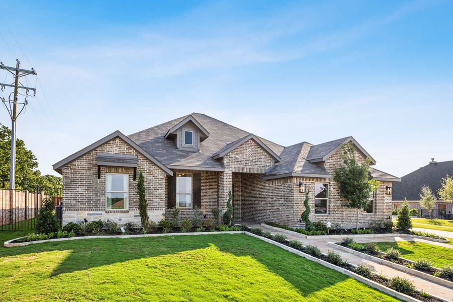 Front exterior of a home in the Mountain Valley Lake community, located in Burleson, TX (Image 2). Front exterior of a home in the Mountain Valley Lake community, located in Burleson, TX (Image 2).