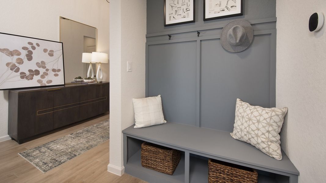 Furnished interior in a model home at Haby Hill 50' in San Antonio (Image 14). Furnished interior in a model home at Haby Hill 50' in San Antonio (Image 14).