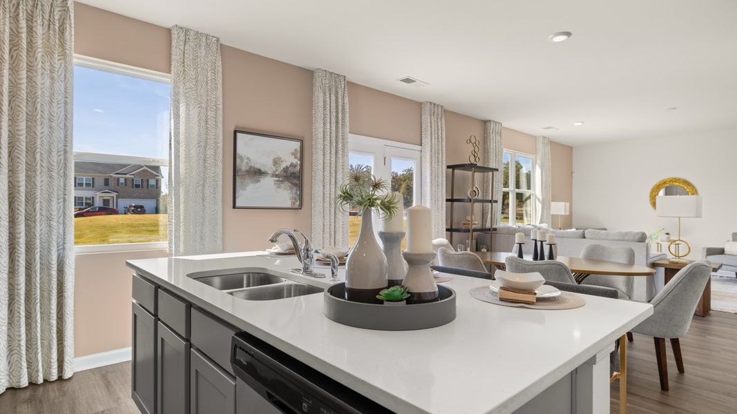 Furnished interior in a model home at Locust Grove Station - Cedar Ridge in Locust Grove (Image 8).