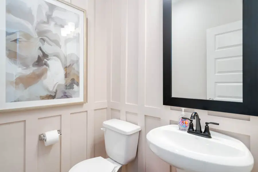 Furnished interior in a model home at Splendora Fields in Splendora (Image 5).