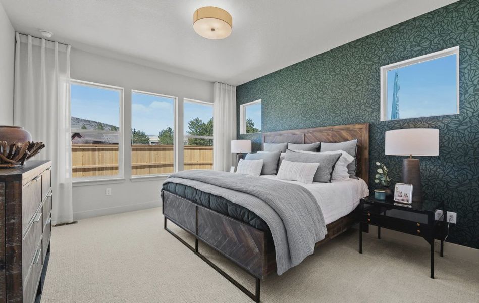 Furnished interior in a model home at Deer Creek in Littleton (Image 10).