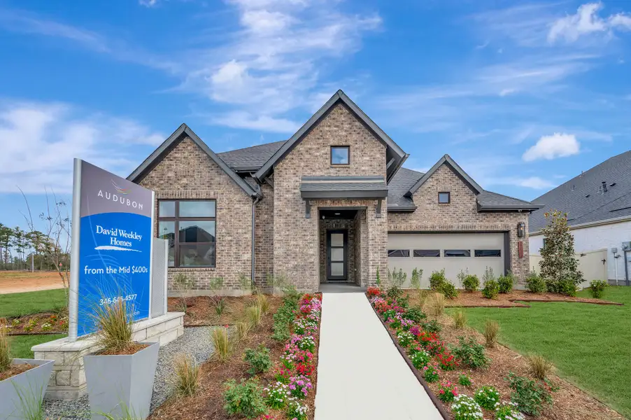 Front exterior of a home in the Audubon – Vision Collection community, located in Magnolia, TX (Image 4).