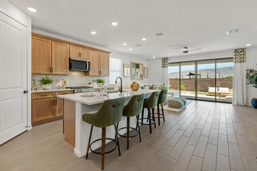 Furnished interior in a model home at Oasis At Rocking K in Vail (Image 9). Furnished interior in a model home at Oasis At Rocking K in Vail (Image 9).