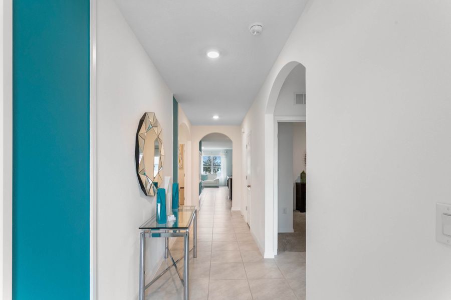 Furnished interior in a model home at Villamar in Winter Haven (Image 7).