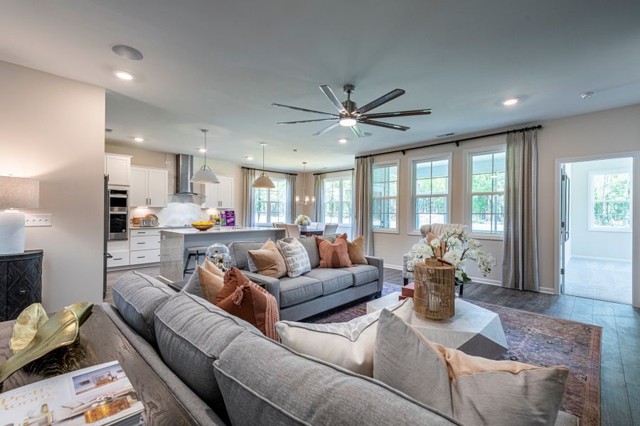 Furnished interior in a model home at Legacy Lakes in Aberdeen (Image 24).