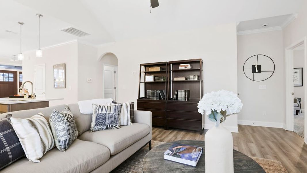 Furnished interior in a model home at Ravencrest in Roebuck (Image 14).