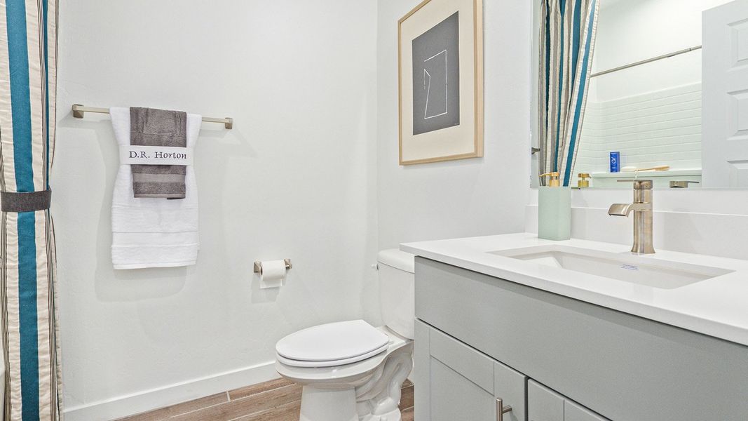 Furnished interior in a model home at Redford Estates in Tucson (Image 23).