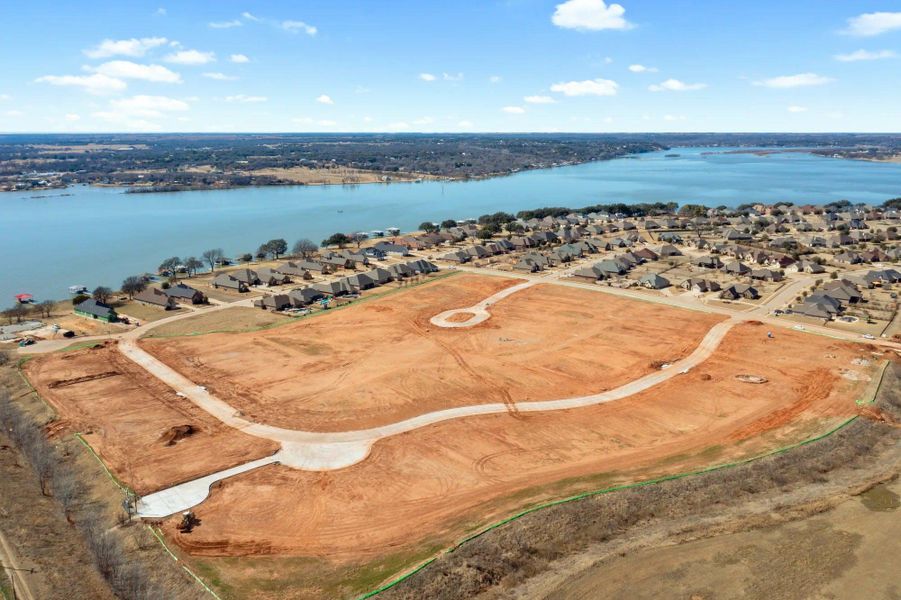 Site preparation and early development at Abe's Landing in Granbury, TX (Image 5).