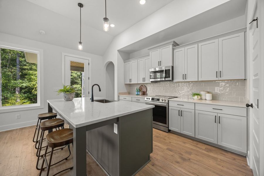 Furnished interior in a model home at Givens Park in Chattanooga (Image 20).