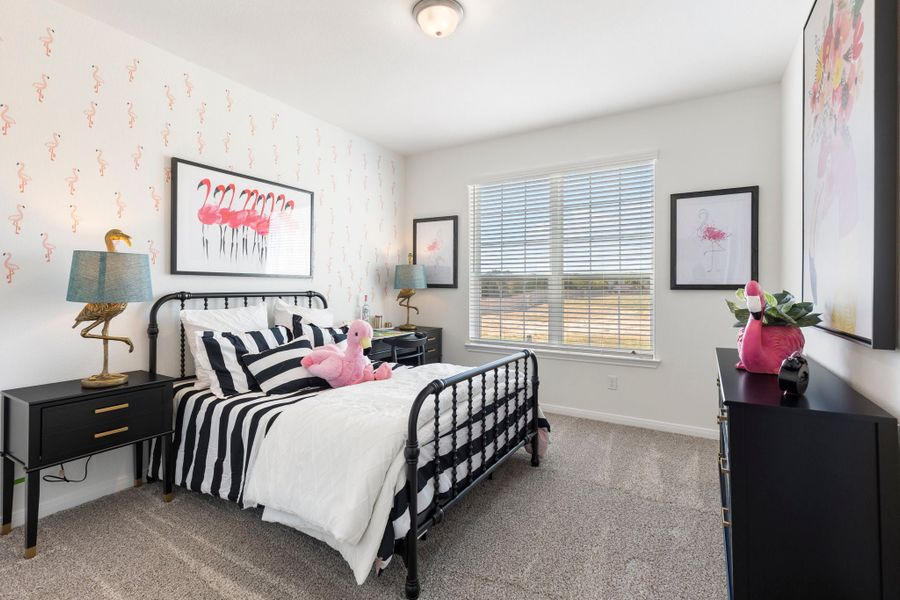 Furnished interior in a model home at Three Creeks in Belton (Image 23).
