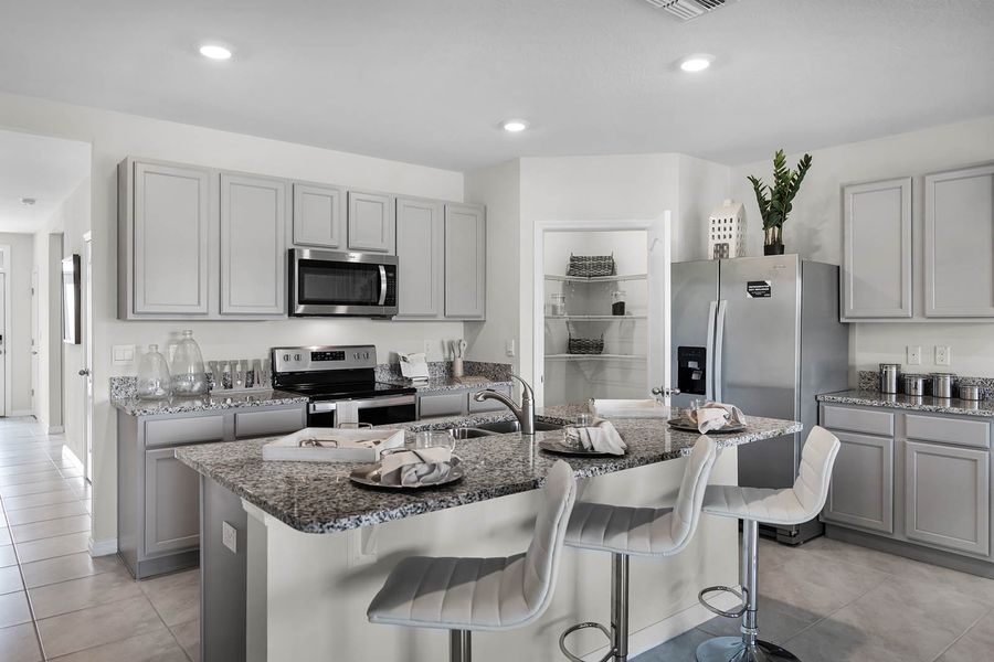 Furnished interior in a model home at Lakes at Laurel Highlands in Lakeland (Image 26).