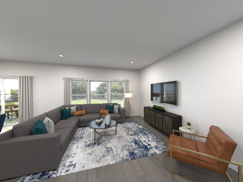 Furnished interior in a model home at Briarcreek - Legacy Series in Nashville (Image 5).
