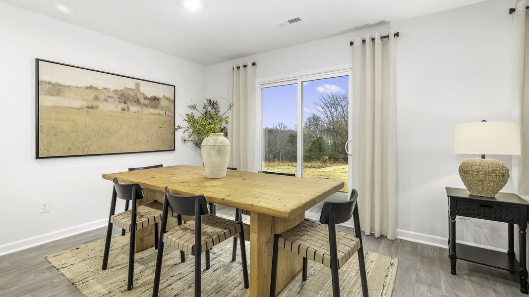 Furnished interior in a model home at Quail Haven in Winston-Salem (Image 17). Furnished interior in a model home at Quail Haven in Winston-Salem (Image 17).