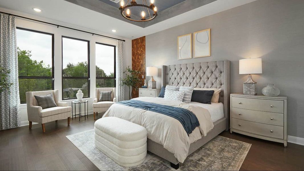 Furnished interior in a model home at Anthem in Kyle (Image 14). Furnished interior in a model home at Anthem in Kyle (Image 14).