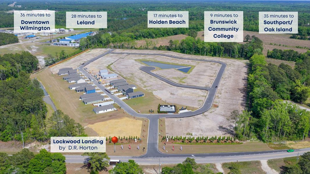 Site preparation and early development at Lockwood Landing in Supply, NC (Image 21).