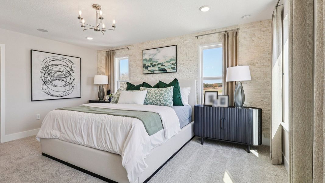 Lakeside at Satilla Model Home Primary Suite Mangrove Floor plan by DRB Homes