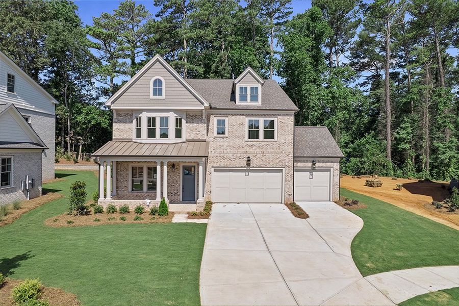 Front exterior of a home in the Enclave On Lavista community, located in Tyrone, GA (Image 3).