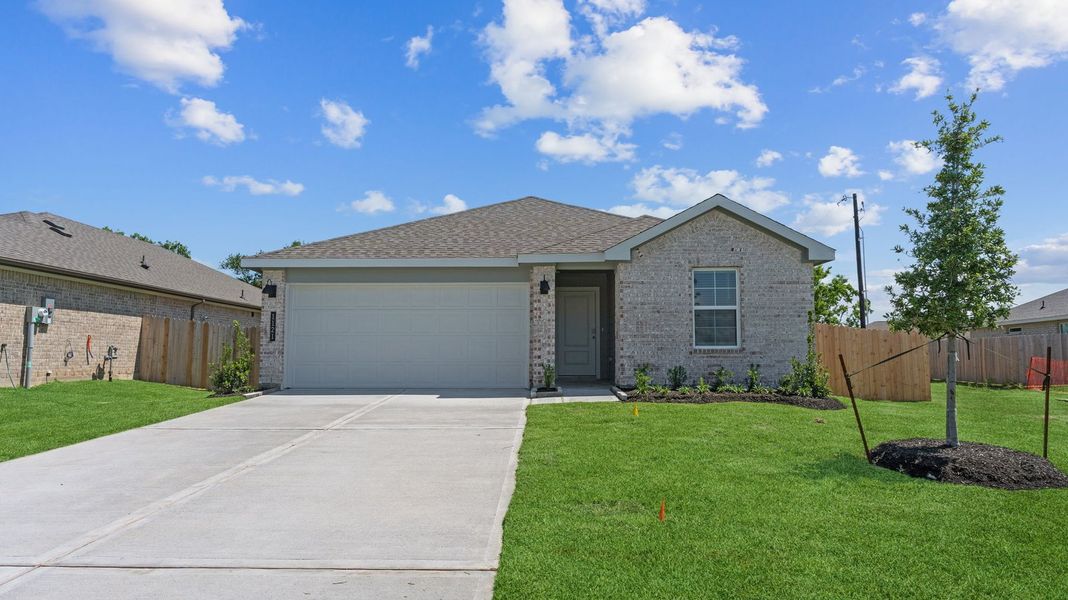 Front exterior of a home in the Pelican Pointe community, located in Texas City, TX (Image 12). Front exterior of a home in the Pelican Pointe community, located in Texas City, TX (Image 12).
