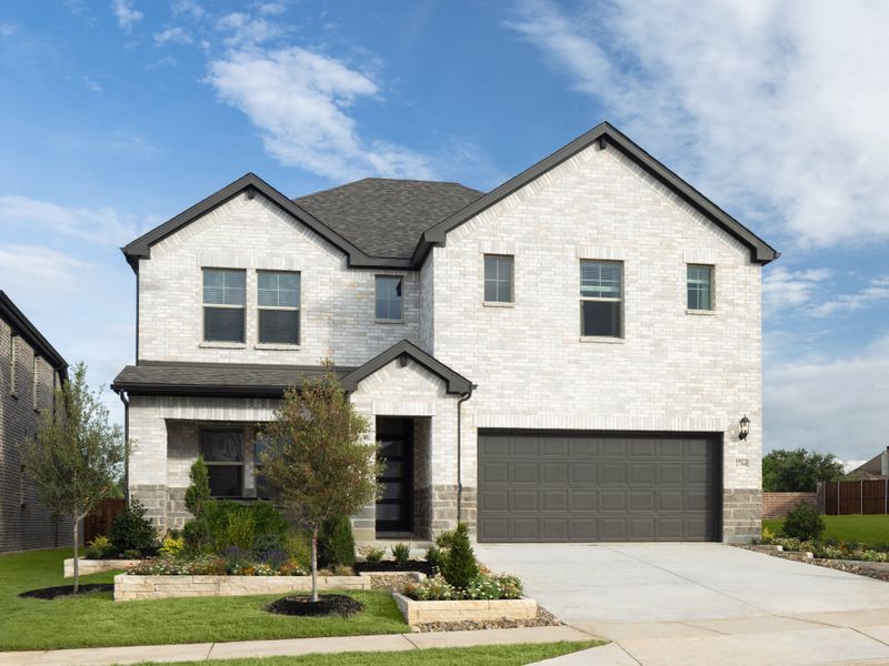 Front exterior of a home in the Ashford Park - Texana Series community, located in Corinth, TX (Image 4).