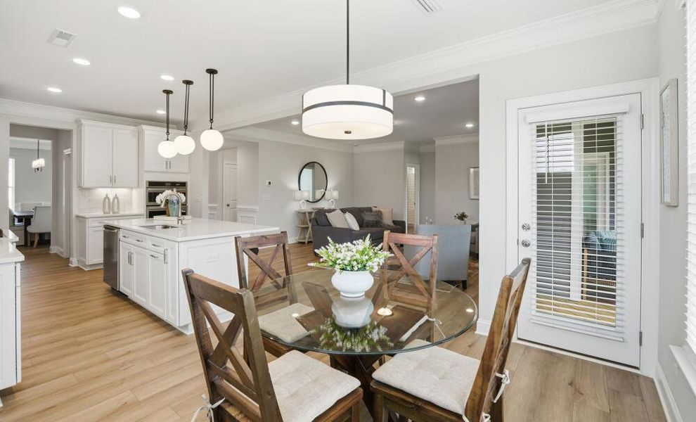Furnished interior in a model home at Waterford Commons in Rock Hill (Image 6). Furnished interior in a model home at Waterford Commons in Rock Hill (Image 6).