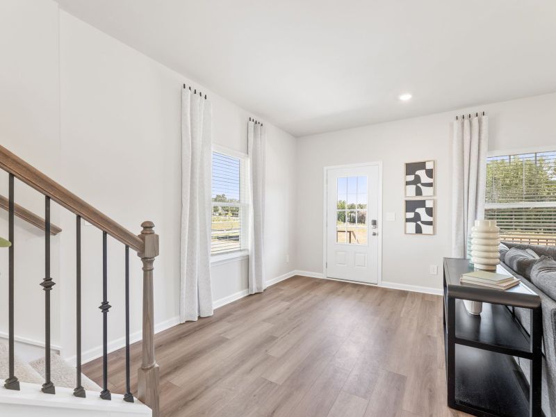 Furnished interior in a model home at Martin Springs - Cottage Series in Lawrenceville (Image 7).