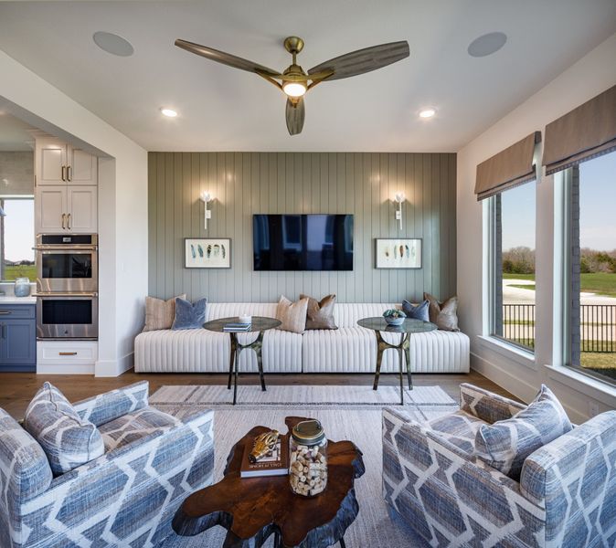 Furnished interior in a model home at Heath Golf and Yacht Club in Heath (Image 21). Furnished interior in a model home at Heath Golf and Yacht Club in Heath (Image 21).