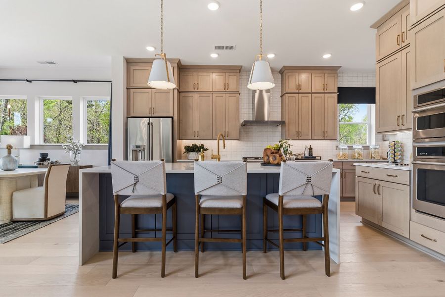 Furnished interior in a model home at Meadow Brook Farms in Cumming (Image 10).