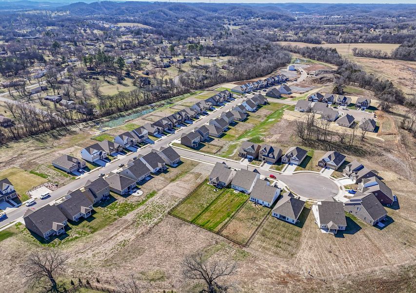 Aerial view of the Heritage Creek community in Nashville, TN, showing layout and nearby surroundings (Image 15).