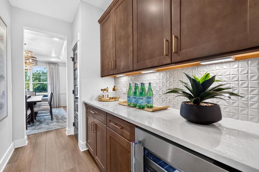 Furnished interior in a model home at Arbor West in Dawsonville (Image 9).