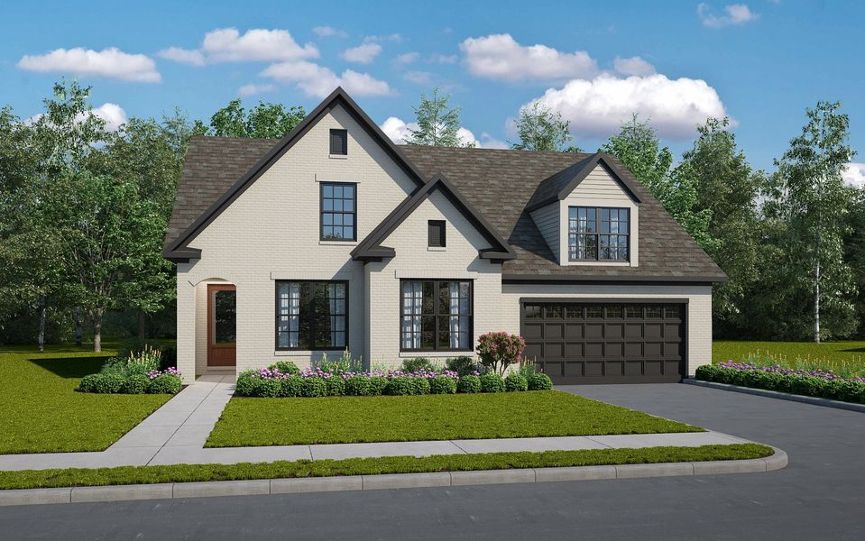 Front exterior of a home in the Twin Oaks community, located in Oakland, TN (Image 8). Front exterior of a home in the Twin Oaks community, located in Oakland, TN (Image 8).