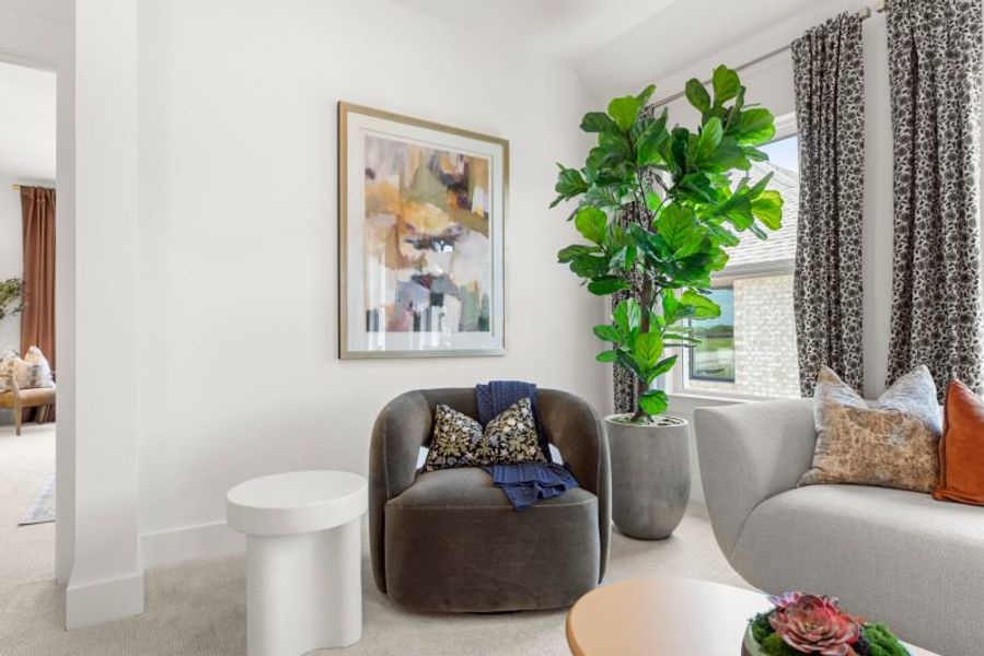 Furnished interior in a model home at Talia in Mesquite (Image 34).