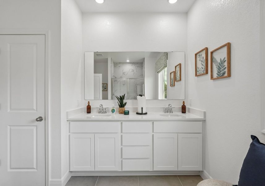Furnished interior in a model home at Englewood in Port Charlotte (Image 8).