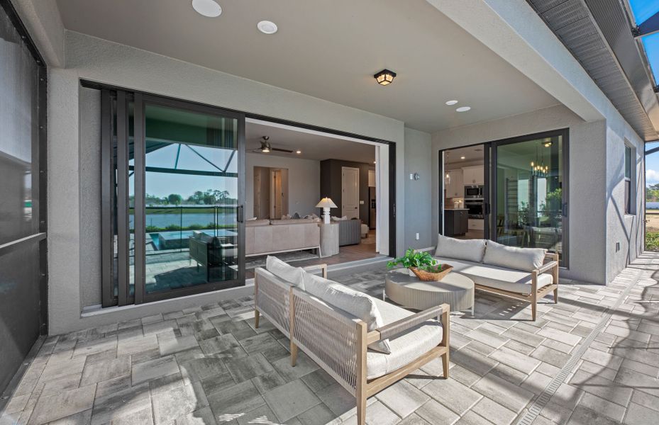 ideal new construction home designs with indoor and outdoor living