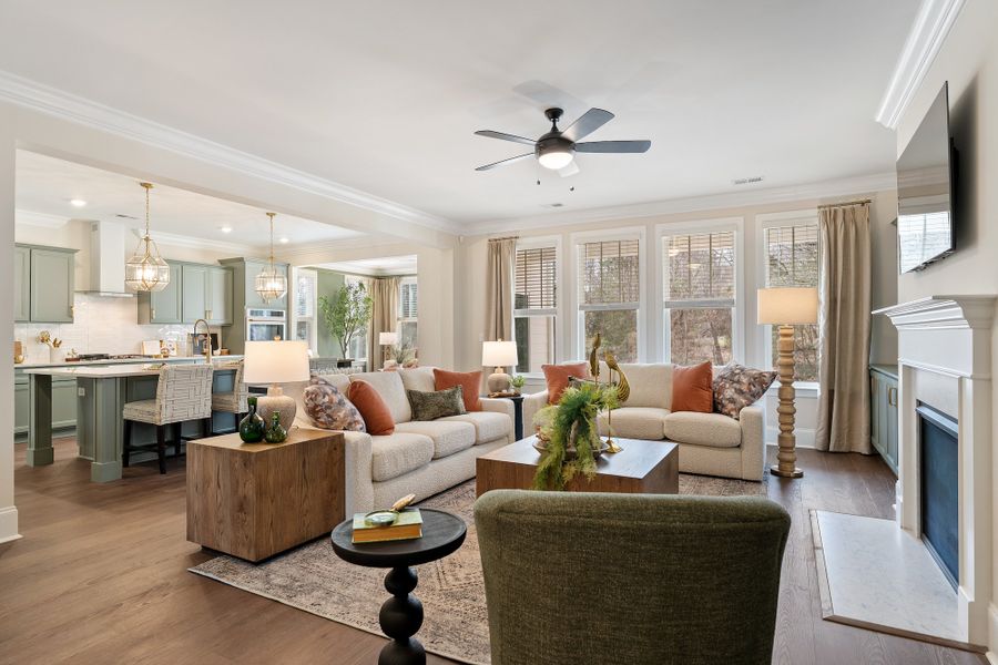 Yates II | Great Room to Kitchen