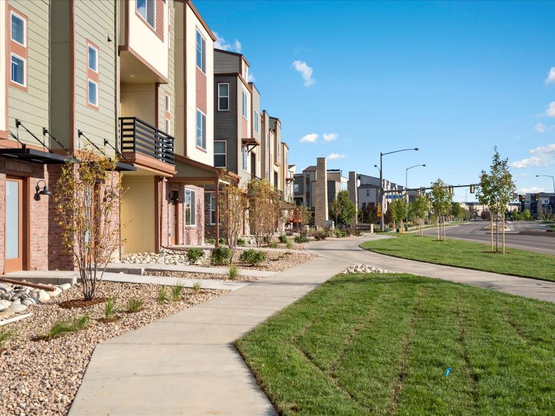 The Cameron floorplan exterior image taken at a Meritage Homes community in Broomfield, CO.