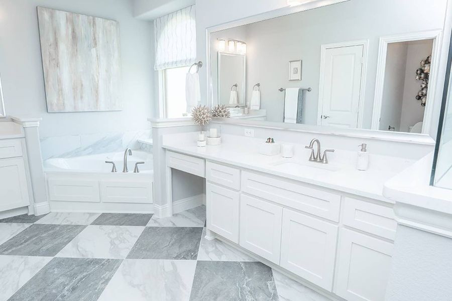 Furnished interior in a model home at Broadmoor Estates in Ovilla (Image 14).
