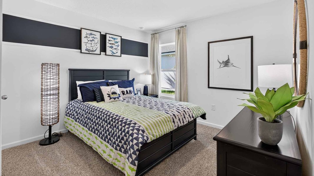 Furnished interior in a model home at Palm Coast Homesites in Palm Coast (Image 24).