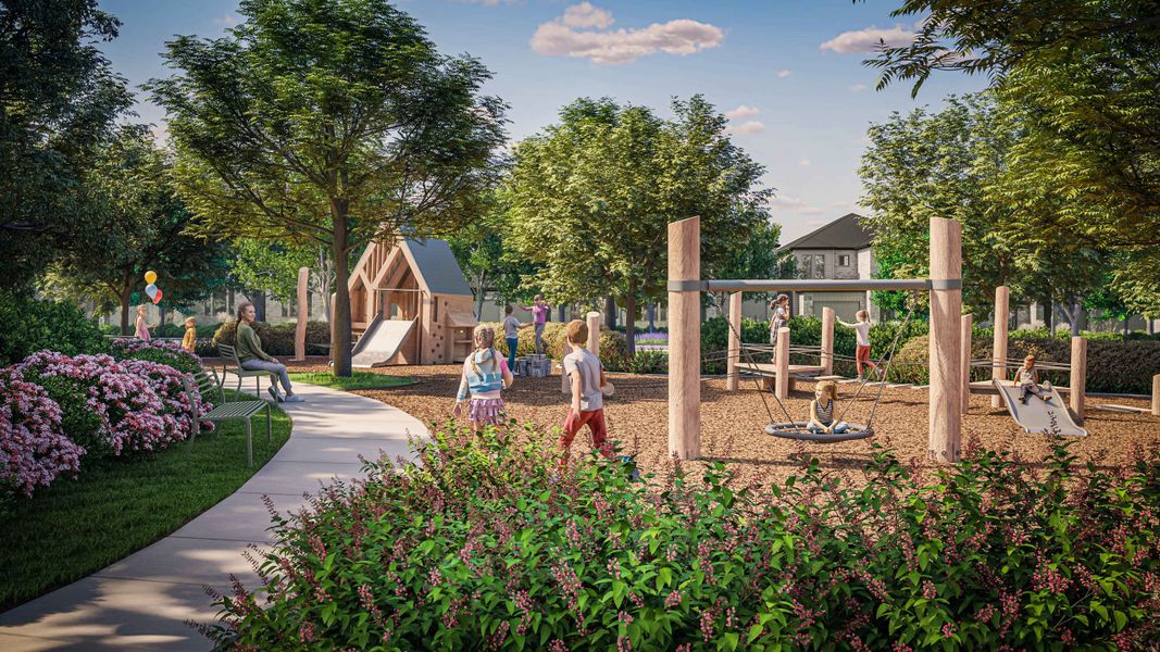 Treeline twig park rendering