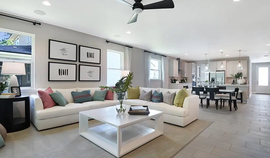 Furnished interior in a model home at Laurelton in Green Cove Springs (Image 10). Furnished interior in a model home at Laurelton in Green Cove Springs (Image 10).